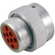 HD36-18-8SN - 8 circuit HD30 line plug. (1pc)